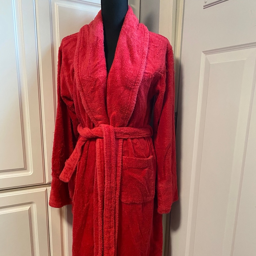 Victoria’s Secret robe small red vintage
